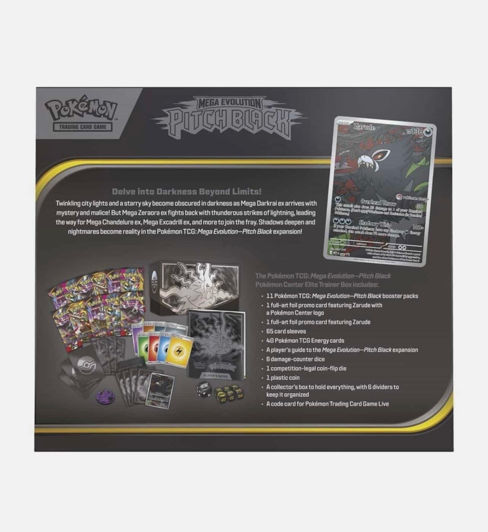 Pokémon centre Pitch Black Elite Trainer Box – Pre-Order